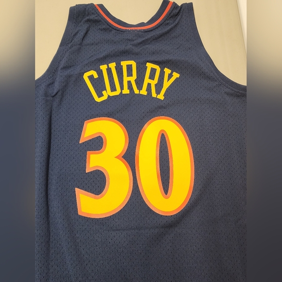Mitchell & Ness Stephen Curry Golden State Warriors 2009-10 Jersey Size 2XL - Picture 7 of 9